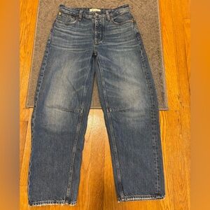 Madewell Darted Barrel RUNS LARGE